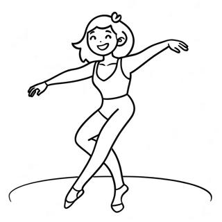 Page A Colorier Fnf Gf En Pose De Danse 46824-38973