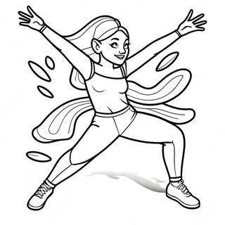 Page A Colorier Fnf Gf En Pose De Danse 46824-38976