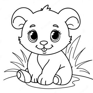 Page A Colorier De Bebe Animal 46843-38996