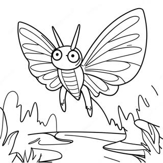 Page A Colorier De Mothman 46883-39020