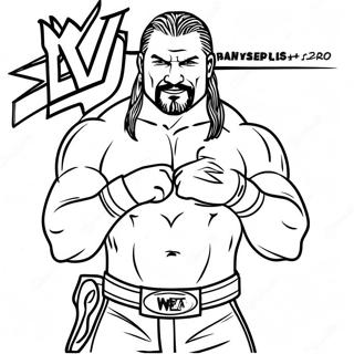 Page A Colorier Wwe 4691-3770