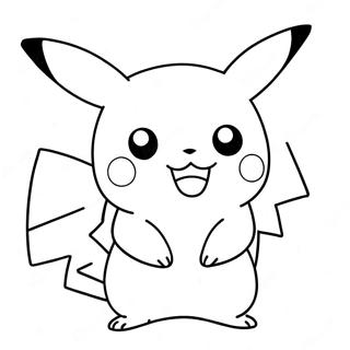 Page A Colorier Pikachu Mignon 46934-39058