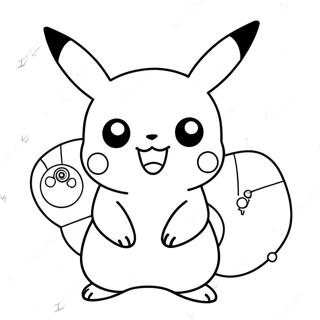 Page A Colorier Pikachu Mignon 46934-39059