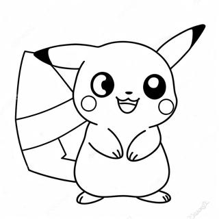 Page A Colorier Pikachu Mignon 46934-39060