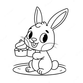 Page A Colorier De Cream Le Lapin 47003-39114