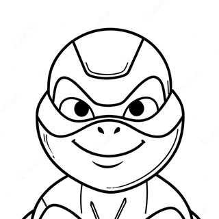 Visage Des Tortues Ninja Pages À Colorier