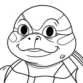 Page A Colorier Du Visage Drole Des Tortues Ninja 47024-39136