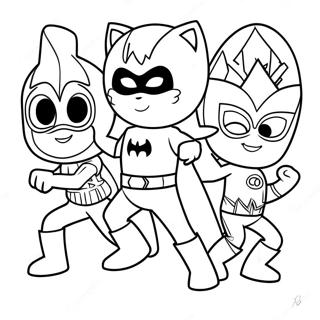 Pj Masks Halloween Pages À Colorier