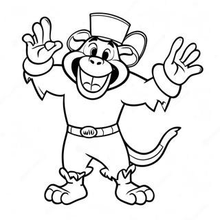 Mascotte Illini Joyeuse A Colorier 47184-39268