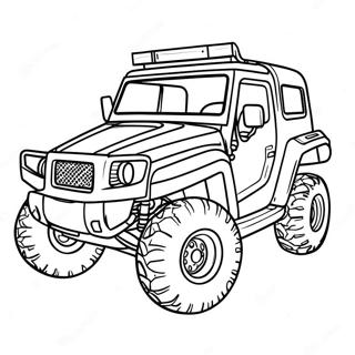 Page A Colorier De Vehicule Tout Terrain Cool 4722-3798