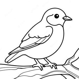 Page A Colorier Oiseau Bleu 47233-39300