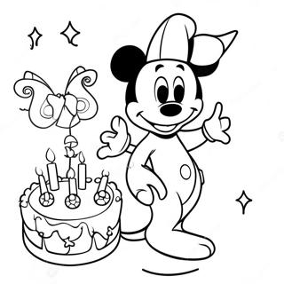 Anniversaire Disney Pages À Colorier