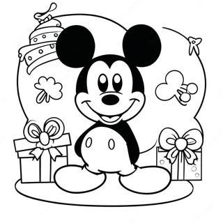 Page A Colorier Celebration Danniversaire De Mickey Mouse 47274-39331