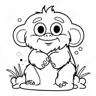 Page A Colorier Du Yeti Mignon 47314-39367