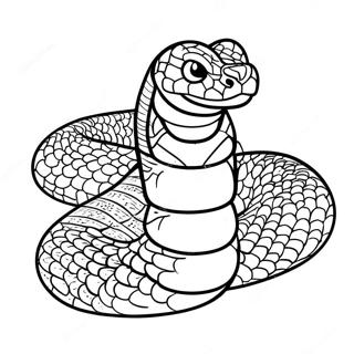 Page A Colorier De Serpent Realiste 4731-3803