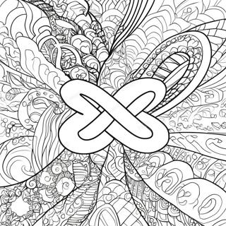 Page A Colorier Du Symbole De Linfini 47323-39375