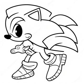 Page A Colorier De Sonic Le Vecteur 47333-39383