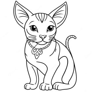 Page A Colorier Chat Sphynx 47383-39431