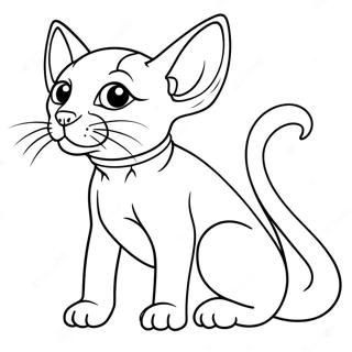 Page A Colorier Chat Sphynx 47383-39432