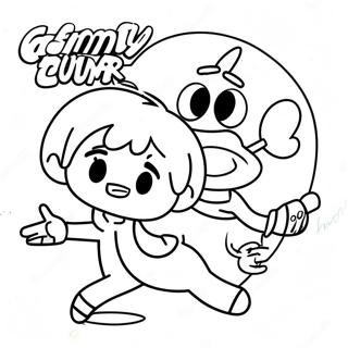 Page A Colorier De Timmy Turner Et Cosmo 4742-3814