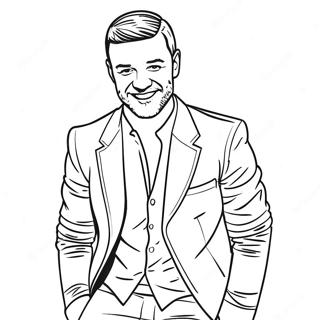 Page A Colorier De Justin Timberlake En Performance Sur Scene 47464-39485