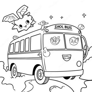 Page A Colorier Du Magic School Bus 4761-3827