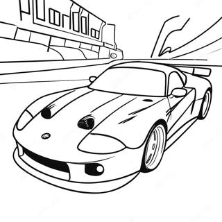 Page A Colorier De Voiture De Course Need For Speed 47694-39654