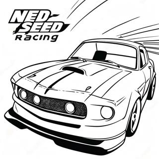 Page A Colorier De Voiture De Course Need For Speed 47694-39655