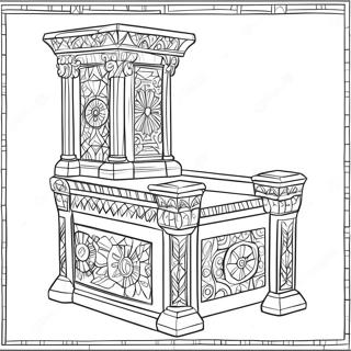 Page A Colorier Des Meubles Du Temple De Salomon 47724-39683