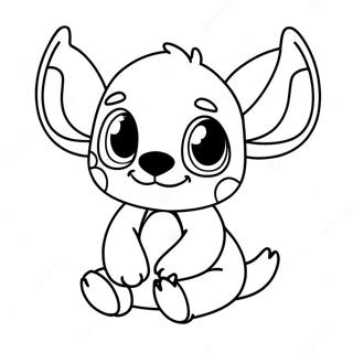 Page A Colorier De Stitch Bebe Mignon 47744-39694