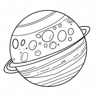 Page A Colorier Planete Uranus Coloree 47755-39719