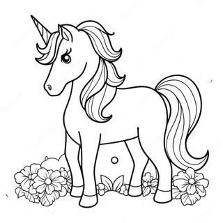 Page A Colorier Licorne Majestueuse 47815-39759