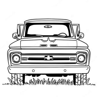 Chevy C10 Pages À Colorier