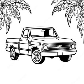 Page A Colorier Camion Classique Chevy C10 47834-39770