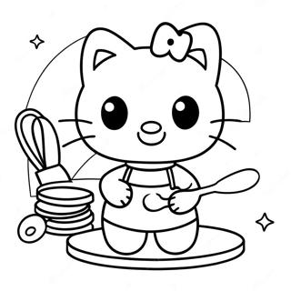 Page A Colorier Hello Kitty Cuisine 47884-39811