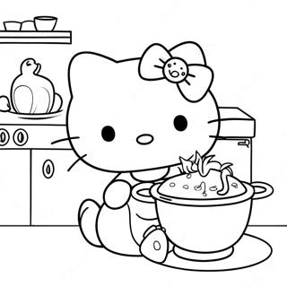 Page A Colorier Hello Kitty Cuisine 47884-39812