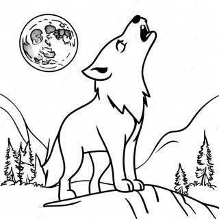 Loup Créatures Mythiques Pages À Colorier