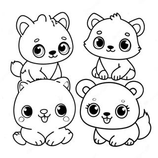 Page A Colorier Bebe Animaux Mignons 48015-39914