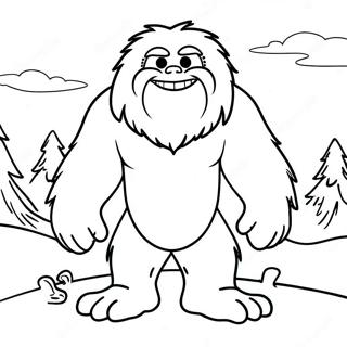 Page A Colorier Yeti 48044-39935