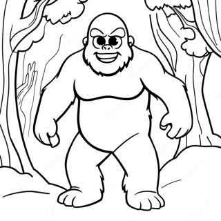 Page A Colorier Yeti 48044-39936