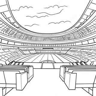 Stade De Football Pages À Colorier