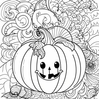 Zentangle D'halloween Pages À Colorier