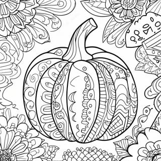 Page A Colorier Citrouille Zentangle Dhalloween 48114-39978