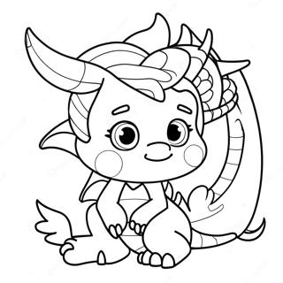 Page A Colorier Fille Dragon 48154-40027