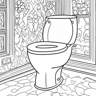 Toilette Titan Skibidi Pages À Colorier