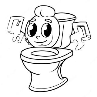 Page A Colorier Drole De Titan Skibidi Toilet 48165-40044