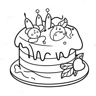 Page A Colorier Gateau De Noel 48194-40059