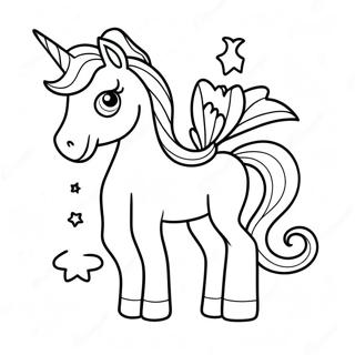 Page A Colorier De Licorne Coloree Parmi Nous 48205-40085