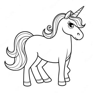 Page A Colorier De Licorne Coloree Parmi Nous 48205-40087