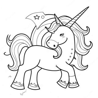 Page A Colorier De Licorne Coloree Parmi Nous 48205-40088